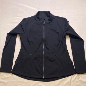 NWOT Spyder Black Active Jacket with Red Accents